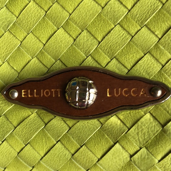 NWOT - Elliot Lucca "3-Way Demi"  Woven Leather Bag - Excellent Condition -New - Picture 5 of 13